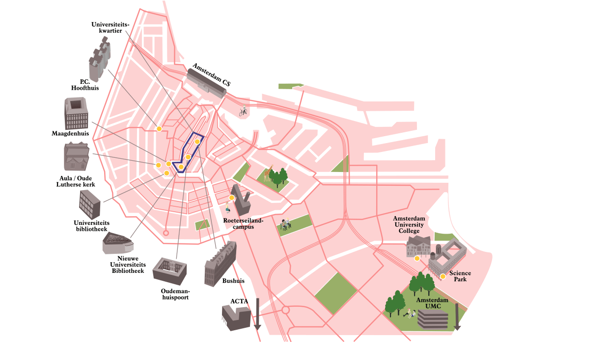 Iedere twee weken een UvA-gebouw in de spotlights (als jij meehelpt)